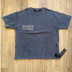 Heavyweight Valabasas Blessed Oversized Tee Large Vintage Grey NWT